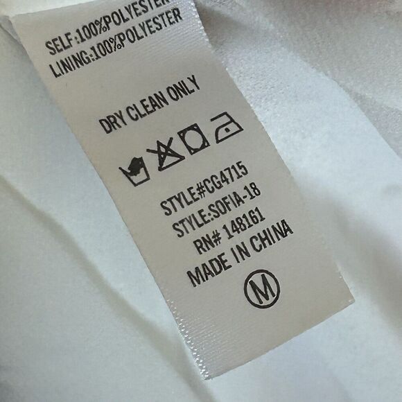 Buddy Love Sophia One Shoulder Dress Pink Floral Size Medium Mini Ruffle Tiered - Picture 9 of 9